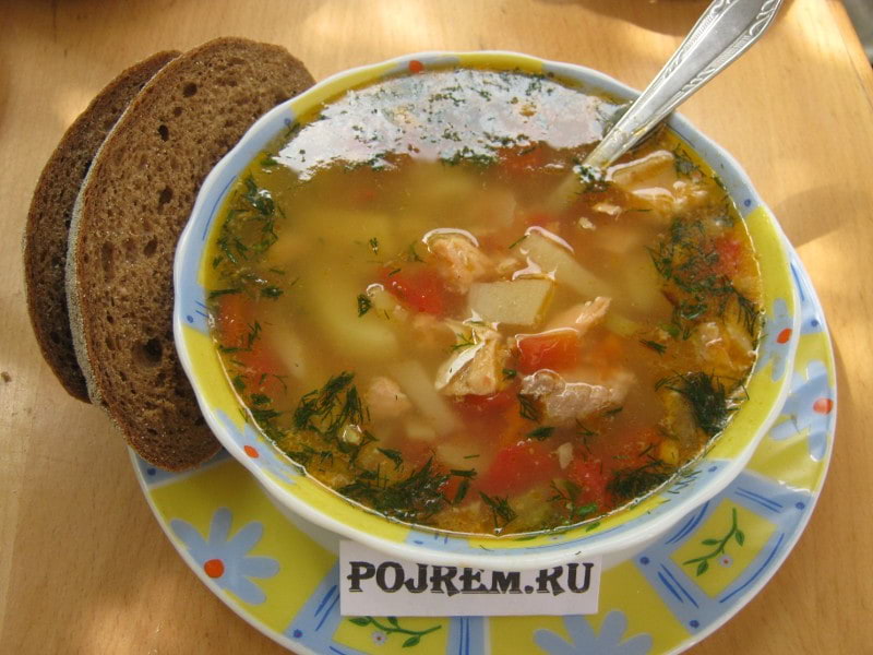 Рыбный суп для детей рецепт