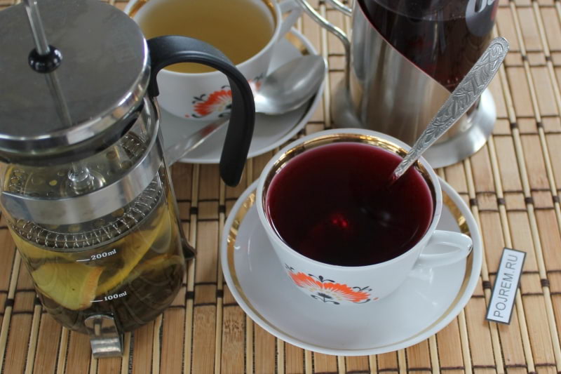 имбирный чай с лимоном и мёдом