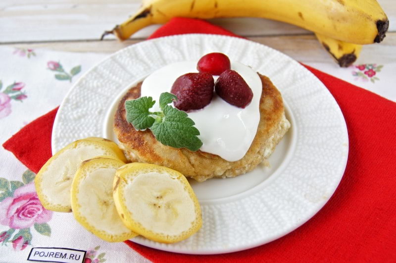 сырники с бананом