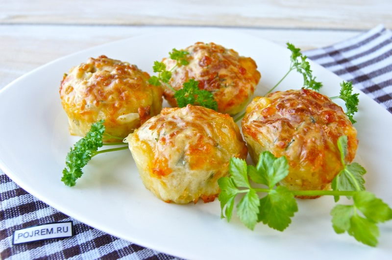 маффины с сыром