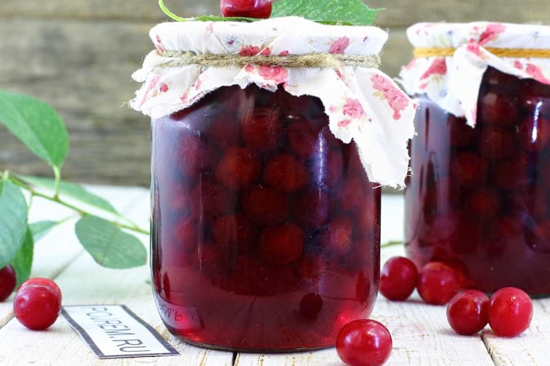 варенье из вишни с косточкой