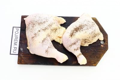 Рецепт: куриные окорочка с картошкой в духовке