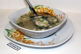 Куриный суп с рисом