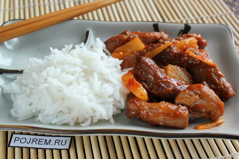 Рецепт с фото: вкусное, сочное мясо по-китайски