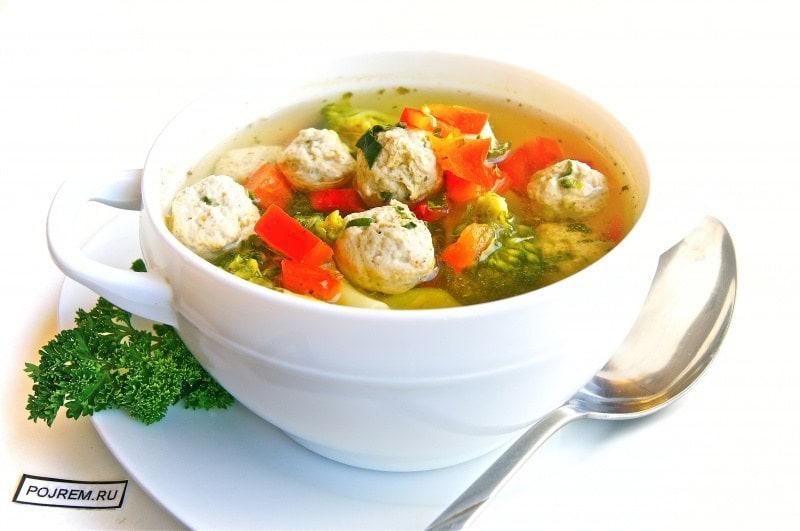 Суп с фрикадельками и с капустой рецепт с фото