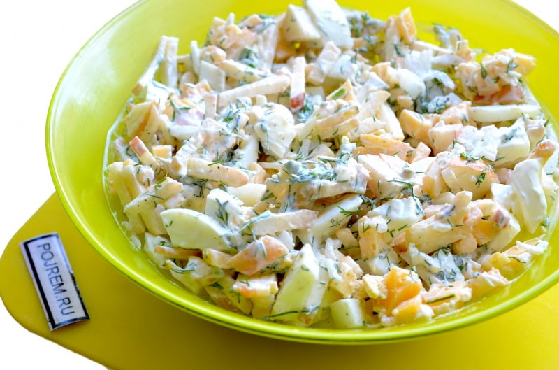 Простенькие салаты, вкусных рецептов с фото Алимеро