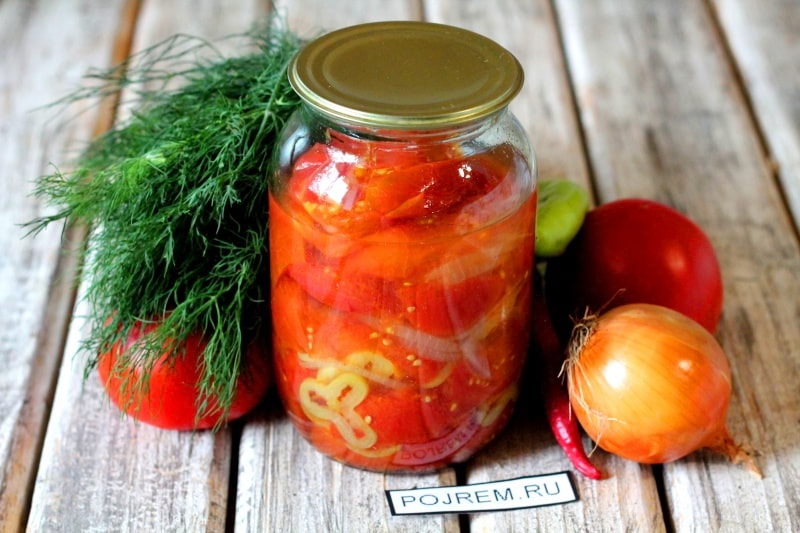 Салат из помидоров с луком рецепт – Итальянская кухня: Салаты. «Еда»