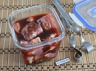 Маринад с соевым соусом для шашлыка из свинины