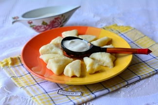 Галушки с картошкой и луком рецепт с фото