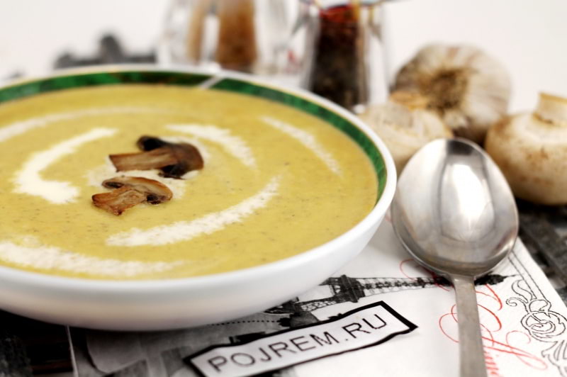 Крем-суп из шампиньонов с картофелем – пошаговый рецепт приготовления с фото