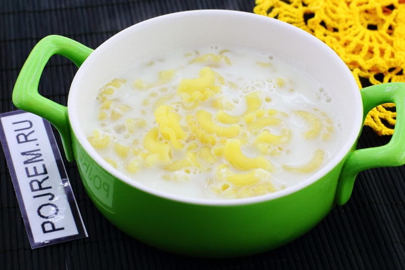 Быстрый и простой молочный суп с рисом